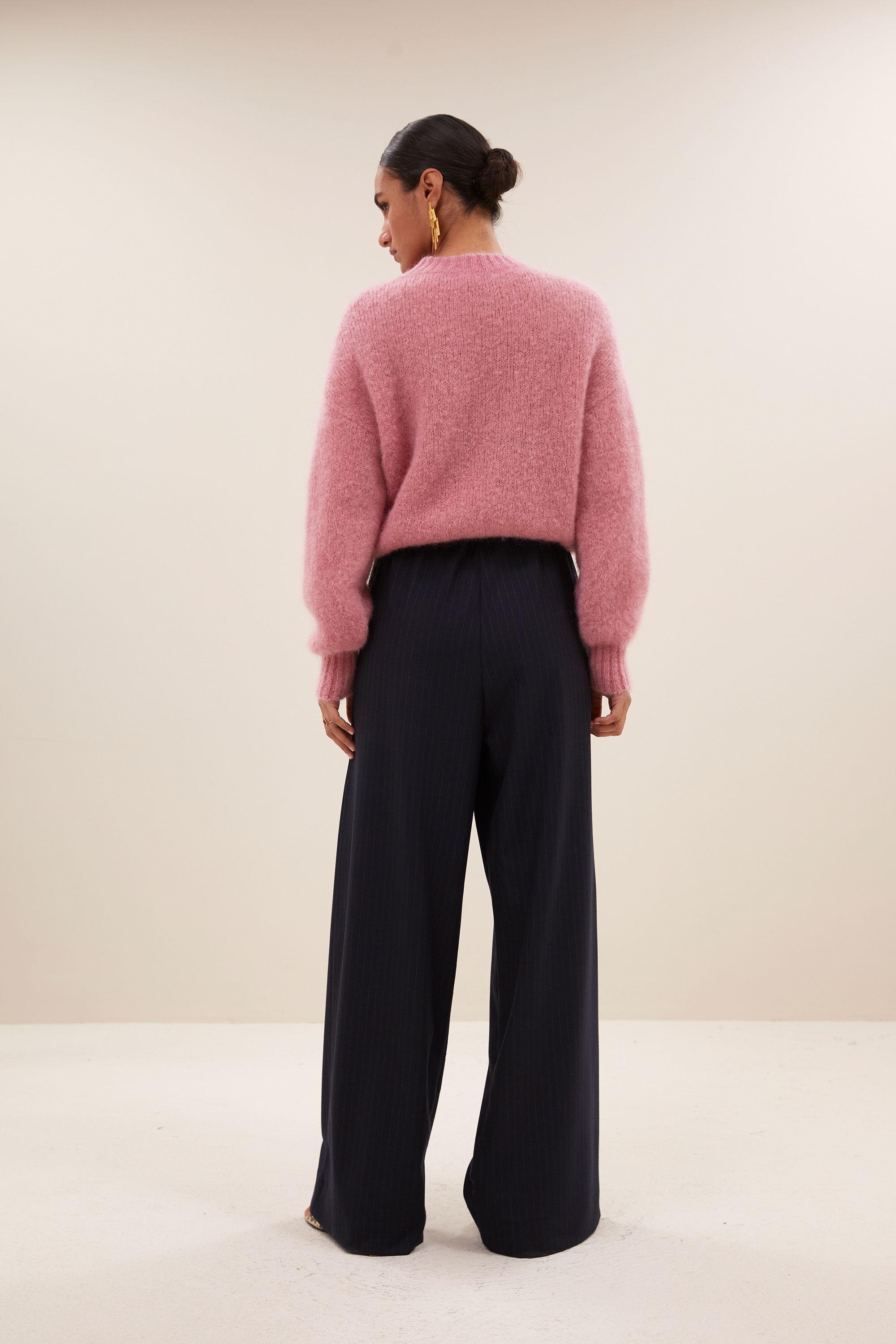 By-Bar Sonny Ash Rose Mohair Pullover Damen altrosa